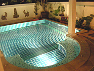 Swimming-Pool abends